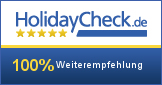 HolidayCheck Weiterempfehlung